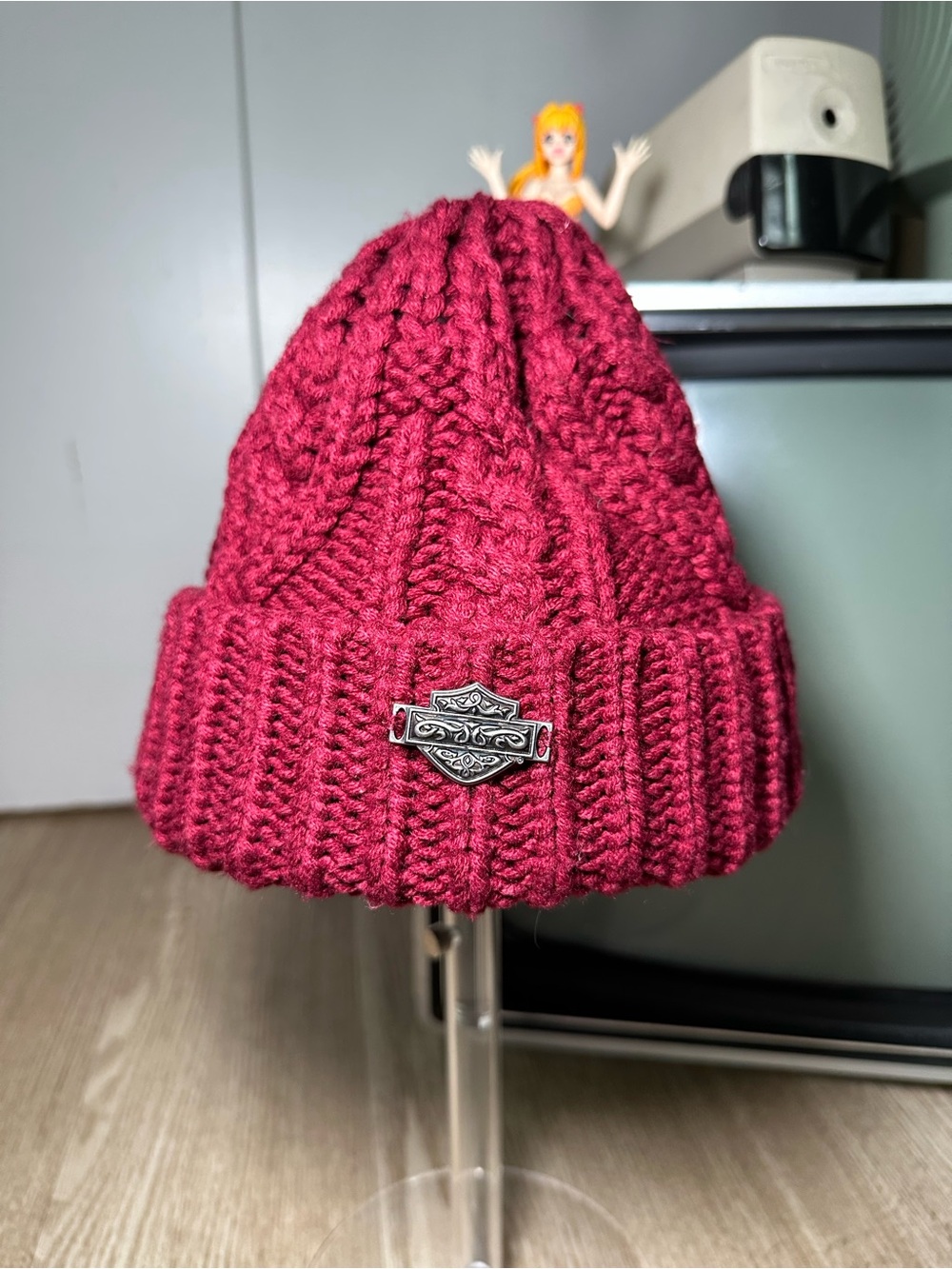 Harley Davidson Cable Knit Beanie